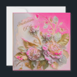 Hot Pink Rosegold Rose 60. Save The Date<br><div class="desc">Diese rosa Rose-Skulptur ist eine wunderbare Ergänzung zu jeder Osterfeier oder als Geschenk zum Feiern der Saison. Die hellen, zarten Farben und Details werden bestimmt alle, die es sehen, begeistern und inspiriert. Die bildhauerischen Rose wirken insgesamt fröhlich und fröhlich, die zarten pastellfarbenen Rose und glänzenden Goldblätter vereinen sich zu einem...</div>