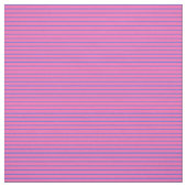 Hot Pink & Royal Blue Muster Streifen Stoff (Muster)