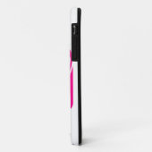 Hot Pink Rugby Case-Mate iPhone Hülle (Hinten/Links)