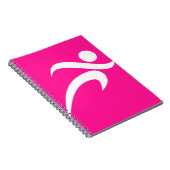 Hot Pink Running; Runner Notizblock (Rechte Seite)