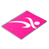 Hot Pink Running; Runner Notizblock (Linke Seite)