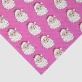 Hot Pink Santa Seidenpapier (Ausschnitt)