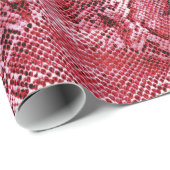 Hot-Pink-Schlange Geschenkpapier (Rolleneckpunkt)