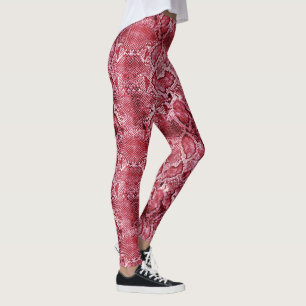 Hot-Pink-Schlange Leggings