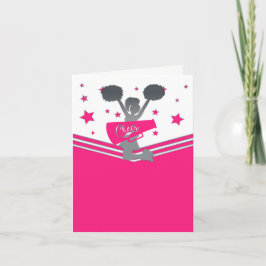 Hot Pink Silver Stars Cheer-Leader Danke