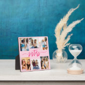 Hot Pink Sisters 6 Foto Collage Keepake Geschenk Fotoplatte (InSitu)