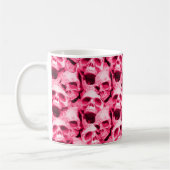 Hot Pink Skulls Kaffeetasse (Links)