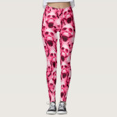 Hot Pink Skulls Leggings (Vorderseite)