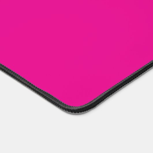 Hot Pink Solid Color Desk Mat Schreibtischunterlage (Ecke)