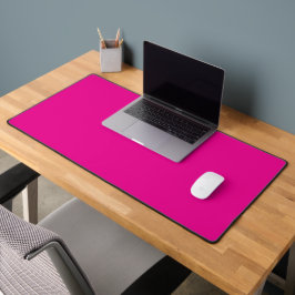 Hot Pink Solid Color Desk Mat Schreibtischunterlage