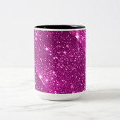 Hot Pink Sparkle 2 Tonne Tasse (Mittel)
