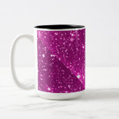 Hot Pink Sparkle 2 Tonne Tasse (Links)