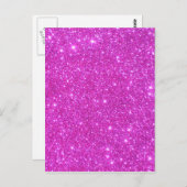 Hot Pink Sparkle Glittery CricketDiane Art Postkarte (Vorne/Hinten)