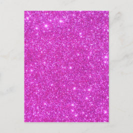 Hot Pink Sparkle Glittery CricketDiane Art Postkarte