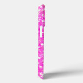 Hot Pink Sparkle Glitzer Elegante Personalisiert Case-Mate iPhone Hülle (Rückseite / Rechts)