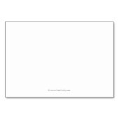 Hot Pink Sparkle Zebra Girly Girl Tischnummer (Rückseite)