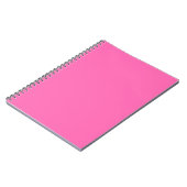 Hot-Pink-Spiral-Notebook Notizblock (Linke Seite)