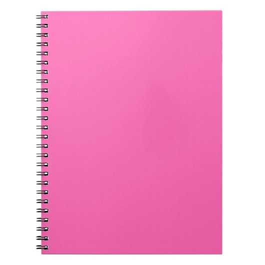 Hot-Pink-Spiral-Notebook Notizblock (Vorderseite)