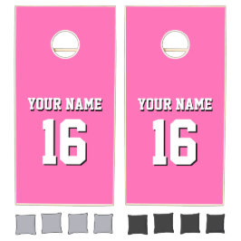 Hot Pink Sporty Team Jersey