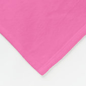 Hot Pink Sporty Team Jersey Fleecedecke (Ecke)