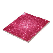 Hot Pink Stars Fliese (Seite)