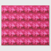 Hot Pink Stars Geschenkpapier (Flach)