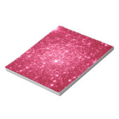 Hot Pink Stars Notizblock (Rotiert)