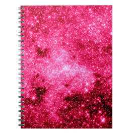 Hot Pink Stars Notizblock