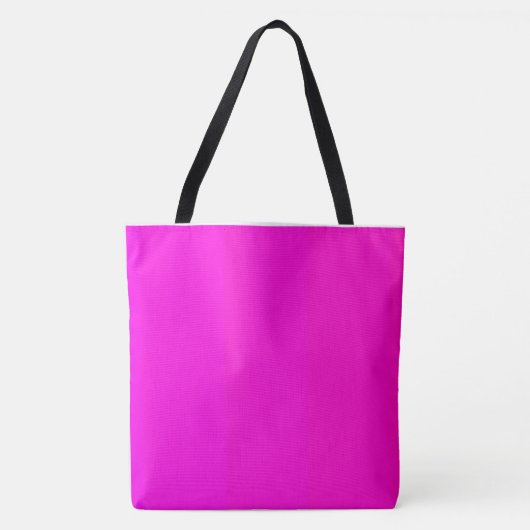 Hot-Pink-Statement-Tasche: Alles im Stil tragen Tasche (Vorderseite)