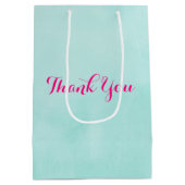 Hot Pink Stiletto High Heel Junggeselinnen-Abschie Mittlere Geschenktüte (Rückseite)