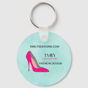 Hot Pink Stiletto High Heel Shoe Chic Business Schlüsselanhänger