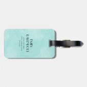 Hot Pink Stiletto High Heel Shoe Chic Gepäckanhänger (Rückseite horizontal)