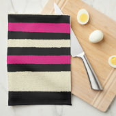 Hot Pink Stylish Trendy Geschirrtuch (Viertel Falte)