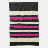 Hot Pink Stylish Trendy Geschirrtuch (Vertikal)