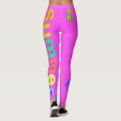 Hot Pink Summer Fun Leggings (Rückseite)