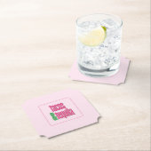 Hot Pink Tacos Birthday Bachelorette Brautparty Untersetzer (Vor Ort)