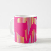 Hot Pink-Tasse Kaffeetasse (Vorderseite Links)