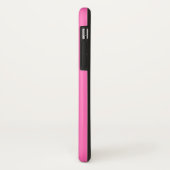 Hot Pink Tough iPhone XS Fall Case-Mate iPhone Hülle (Hinten/Links)