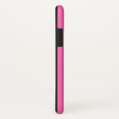 Hot Pink Tough iPhone XS Fall Case-Mate iPhone Hülle (Hinten/Rechts)