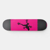Hot Pink Tree Frog Skateboard (Horizontal)