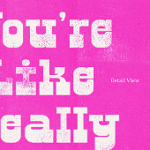 Hot Pink Trendsetter Hübsches Zitat Mauer Kunstpos Poster