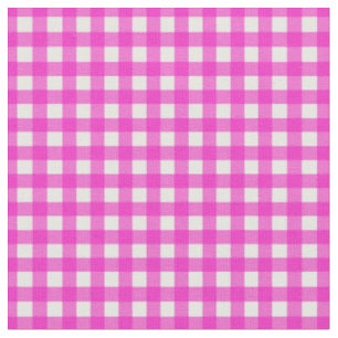 Hot Pink überprüft Gingham auf Zuhause Canning Lid Stoff