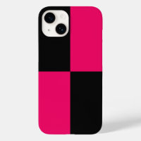Hot Pink und Black Color Blocks