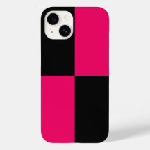Hot Pink und Black Color Blocks