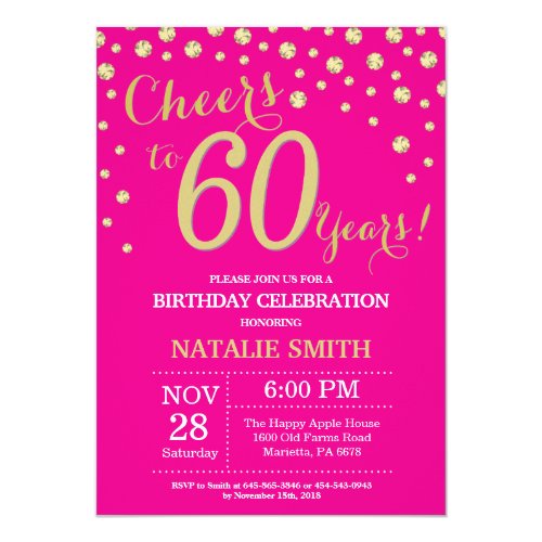 Elegante Einladungen Zum 60 Geburtstag Meine Einladungskarten De