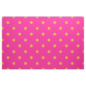 Hot Pink und Marigold Orange Polka Dot Stoff (Fat Quarter (45,7 x 55,9 cm))