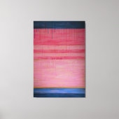 Hot Pink und Navy Abstrakt 1 - Canvas Print Leinwanddruck (Vorderseite)