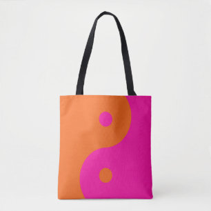 Hot Pink und Orange Yang Tasche