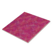 Hot Pink und Violett Marmorgrunge Tile 6x6 Fliese (Seite)