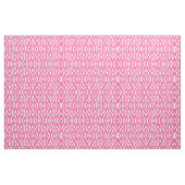 Hot Pink und White Ikat Muster Stoff (Fat Quarter (45,7 x 55,9 cm))